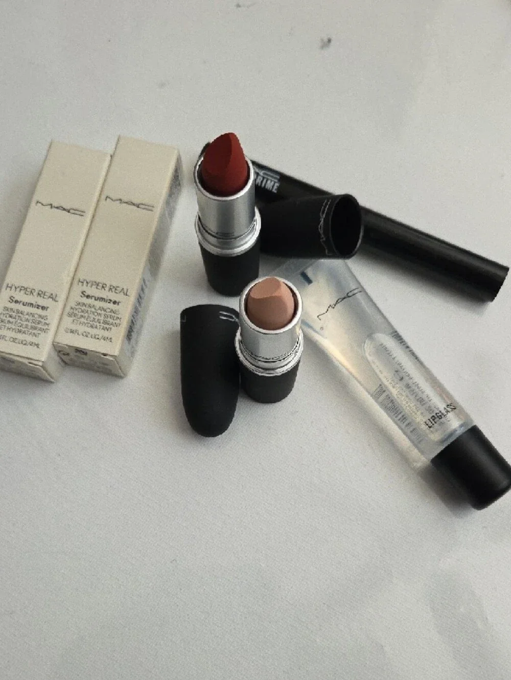MAC Lip Collection - Black & Cream Packaging